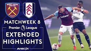 West Ham v Fulham  PREMIER LEAGUE HIGHLIGHTS  1172020  NBC Sports [upl. by Aleta]