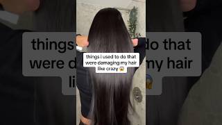 the most damaging hair habit😱  hair growth tips youtubeshort hair hairgrowth [upl. by Modeerf]