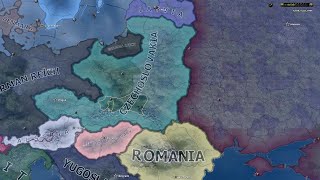 When Czechoslovakia is big  Hoi4 Timelapse [upl. by Nims724]