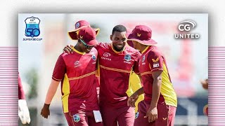 WestIndies Academy captain Nyeem Young and Ackeem Auguste after win against Guyana Harpy Eagles [upl. by Florio]