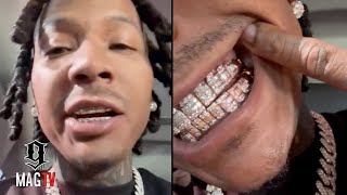 Moneybagg Yo Shows Off New Grill While Announcing The Release Of His New Album 🥶 [upl. by Diskin]