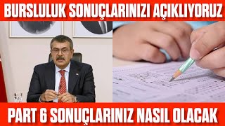 Bursluluk Sınav Sonuçlarınızı Açıklıyoruz PART6 [upl. by Retxab]