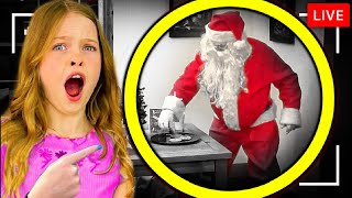 7 YouTubers Who Caught SANTA CLAUS ON CAMERA Salish Matter Jordan Aphmau [upl. by Ahsakat]