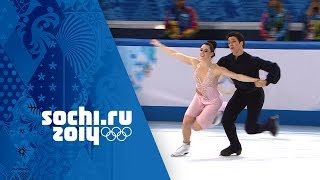 Tessa Virtue amp Scott Moir  Full Silver Medal Free Dance Performance  Sochi 2014 Winter Olympics [upl. by Dnalhsa]