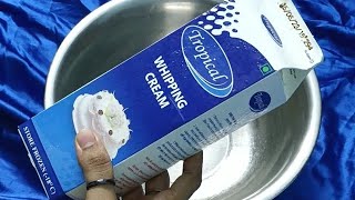 How to make tropical whip cream perfectly  কিভাবে পারফেক্ট কেকের ক্রিম তৈরী করবেন [upl. by Eissert]