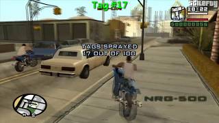 GTA San Andreas  100 Tags Guide [upl. by Waterman782]