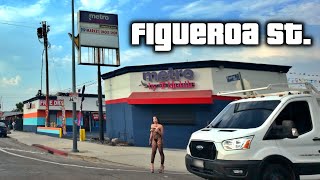 Figueroa Street Real Road Trip 4K HDR Video 🎥 Los Angeles Hoods‼️ [upl. by Jamieson]