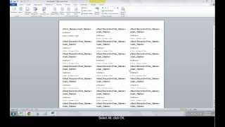 How to Make Address Address Labels with Mail Merge using Excel and Word [upl. by Nimref]