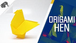 Origami  How To Make An Origami Hen [upl. by Akeenat]