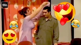 Zafri Khan amp Hina Shaheen  Best Comedy Clip in Stage DramaVery Funny😂 [upl. by Godric]