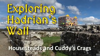 Exploring Hadrians Wall  Housesteads and Cuddys Crags [upl. by Norred]