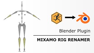 Blender Plugin Mixamo Rig Renamer [upl. by Girard794]