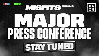 MISFITS amp DAZN X SERIES  QATAR THE SUPERCARD PRESS CONFERENCE LIVESTREAM [upl. by Emili766]