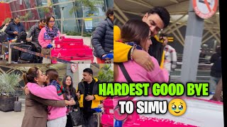 HARDEST GOOD BYE TO SIMU 🥹 [upl. by Orion335]