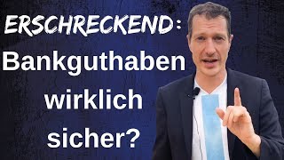 Einlagensicherung – Wie sicher ist unser Bankguthaben wirklich Deutschland  Österreich  Schweiz [upl. by Yentyrb516]