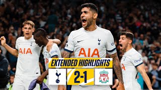 TOTTENHAM HOTSPUR 21 LIVERPOOL  PREMIER LEAGUE EXTENDED HIGHLIGHTS [upl. by Wertheimer380]