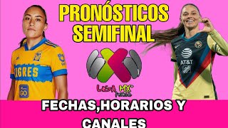 SEMIFINAL LIGA MX FEMENIL APERTURA 2023 FECHAS HORARIOS Y CANALES [upl. by Norb]