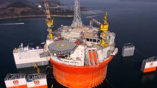 Goliat FPSO arrival Norway [upl. by Yhprum]