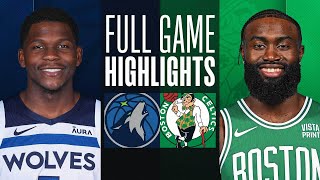 TIMBERWOLVES at CELTICS  FULL GAME HIGHLIGHTS  January 10 2024 [upl. by Alleynad]