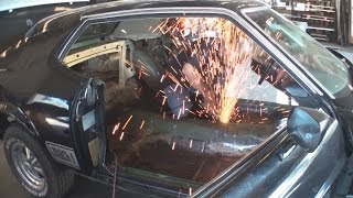 Sport Seats Install Find Some Rust and DJ Bends a Roll Bar  1973 Mustang Restomod Build 2 [upl. by Trebron500]