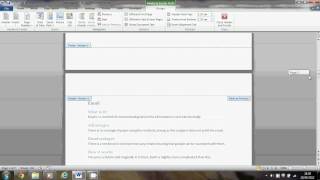 Automatic page numbers in Word [upl. by Winchester]