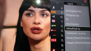 Vestel Smart Televizyonlarda Kanal Kilitleme  Kilit Kaldırma Nasıl Yapılır [upl. by Akilaz818]