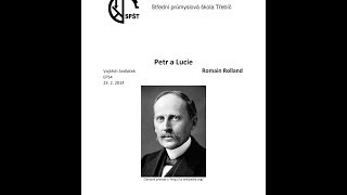 Romain Rolland Petr a Lucie [upl. by Bink]