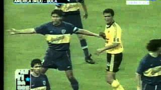 Copa Libertadores 2000 Semifinal Vuelta  América de MX 4  Boca 5 Resumen Completo [upl. by Nnylyma]