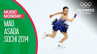 Mao Asada skates to Sergei Rachmaninoff in Sochi 2014  Music Monday [upl. by Kent]