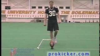 Place Kicking drills and instruction for kickers with Travis Dorsch [upl. by Aerdnaid855]