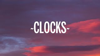 Coldplay  Clocks Lyrics [upl. by Eissak863]