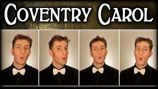 Coventry Carol  Lully Lullay  One Man Barbershop Quartet  Julien Neel [upl. by Mirth858]