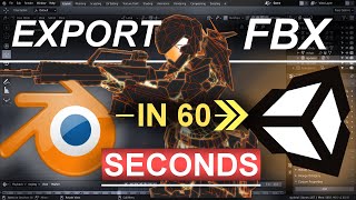 Blender 28 Exporting FBXs to Unity 3D In 60 Seconds [upl. by Bianka]