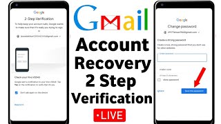 tap yes on the notification to verify it’s you  2 step verification gmail recovery  Ehsan Tech [upl. by Hsakaa44]