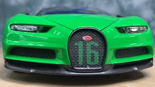 118 BUGATTI CHIRON SPORT 12125 DIECAST  Maisto Special Edition Unboxing Review by CarsMond [upl. by Amaty]