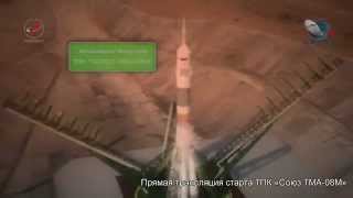 Soyuz spacecraft launch animation [upl. by Bedelia]