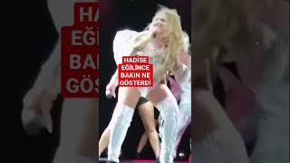 Hadise eğildi bakın ne gösterdi shorts short youtube hadise [upl. by Ayikin457]