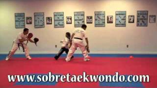 Ejercicio de rapidez y agilidad para el Taekwondo [upl. by Gussy369]