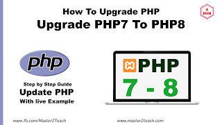 How to update PHP7 to PHP8  Step by Step Guide 2022 [upl. by Ready]