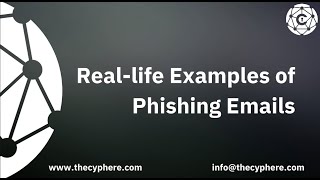 Exposing Phishing Threats RealLife Examples of Phishing Emails [upl. by Naujtna729]