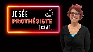 Josée spécialiste des prothèses des membres supérieurs [upl. by Annairb]