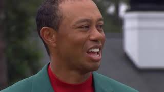 2019 Masters Champion Tiger Woods [upl. by Binnings]