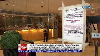 Gwyneth Anne Chua o Poblacion girl sasampahan ng reklamo ng Makati  24 Oras News Alert [upl. by Ahsyak377]