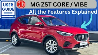 MG ZST CORE  VIBE 15L Complete Owners Manual Handover Walkthrough 2020 to 2024 [upl. by Suirradal]