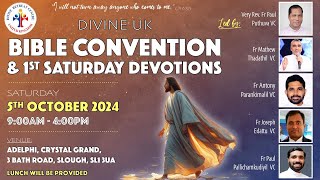 LIVE Divine Bible Convention amp 1st Saturday Devotion 5 October 2024 Divine UK [upl. by Einyaj]