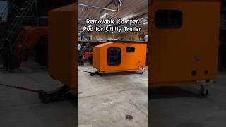 Removable Camper Pod for Utility Trailer [upl. by Aivekal]