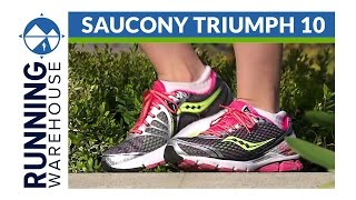 Saucony Triumph 10 Shoe Review [upl. by Mortie]