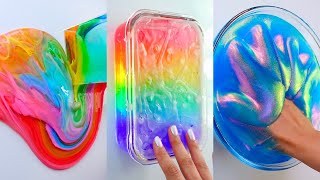 Satisfying Slime ASMR  Relaxing Slime Videos Compilation No Talking No Music No Voiceover [upl. by Niwle]