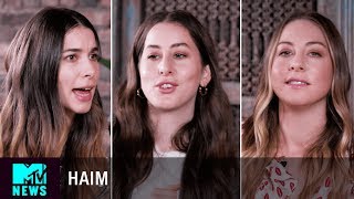 HAIM on Their New Album Something to Tell You amp Life After Days Are Gone  MTV News [upl. by Atila800]