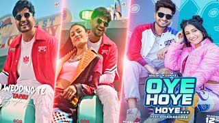 OYE HOYE HOYE  Jassie Gill  Full Screen Status Simar Kaur Ft DhanaShree  Punjabi StatusAlbumAk [upl. by Eeloj]